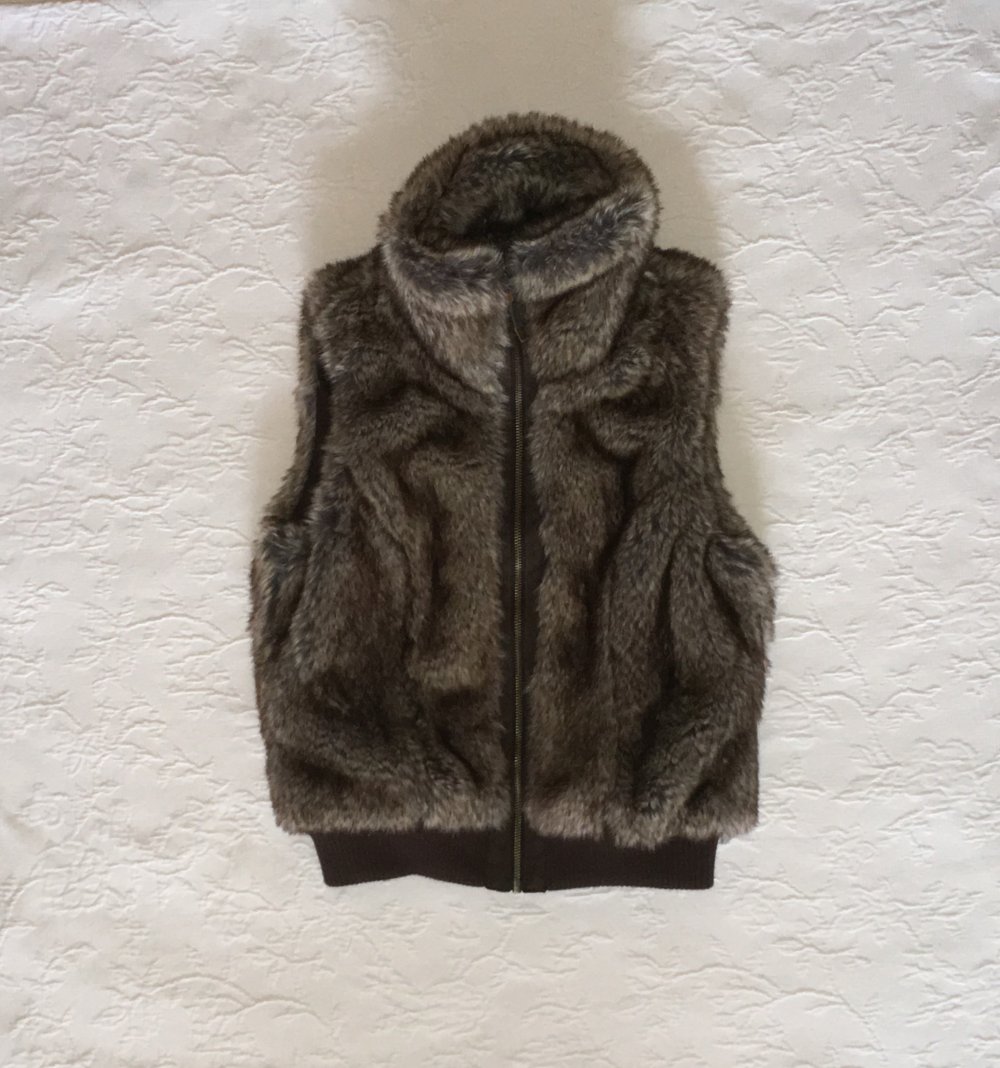 Kunstfell West braun weich und flauschig S.Oliver Gr. XS / 32