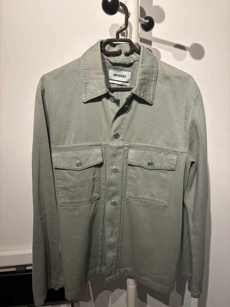Weekday Jeansjacke hellgrün 
