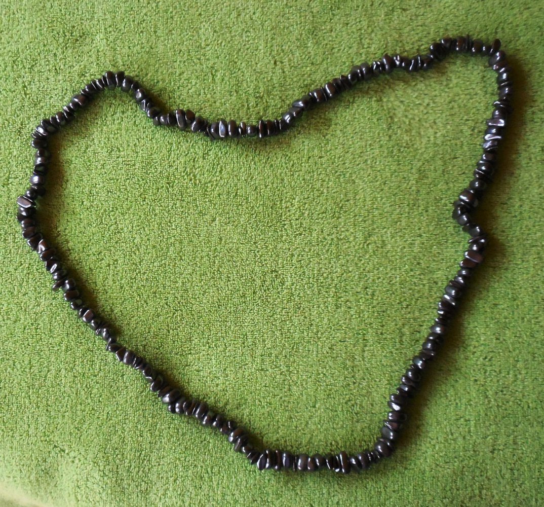 Hämatit Schmuck (Splitter Halskette)