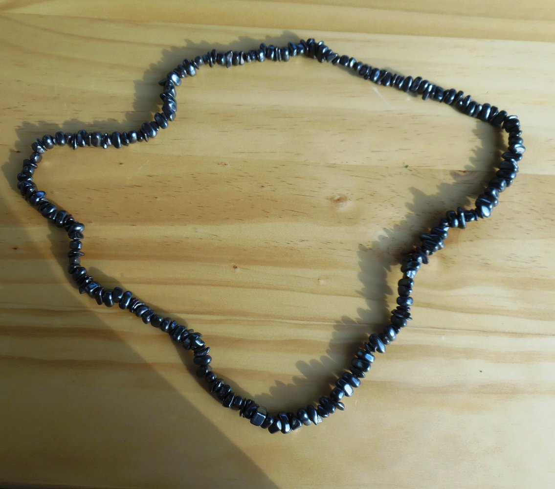 Hämatit Schmuck (Splitter Halskette)
