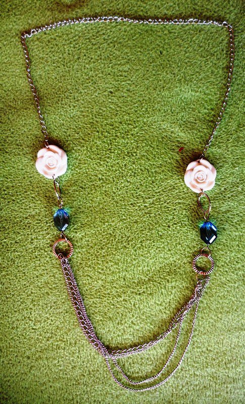 Personalisierte kette  Rose