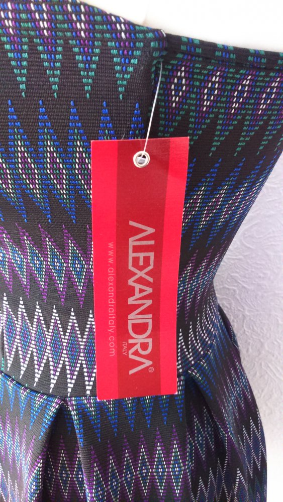 Schulterloses Ethnokleid Gr. 38