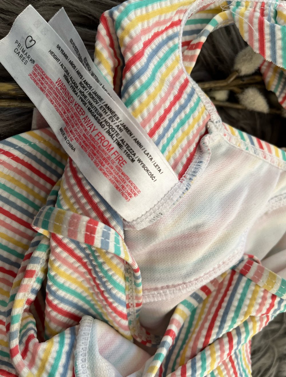 Mädchen Badeanzug von Primark Größe 116