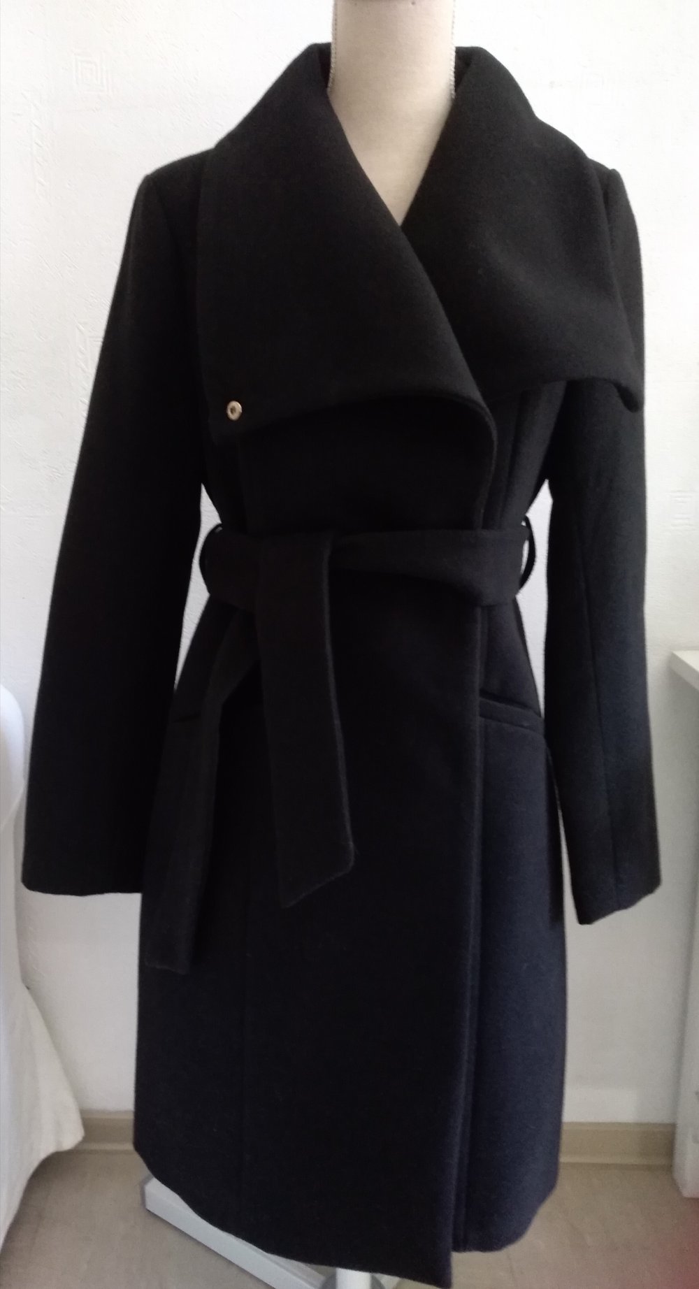 Damenmantel in schwarz Gr.36 neu