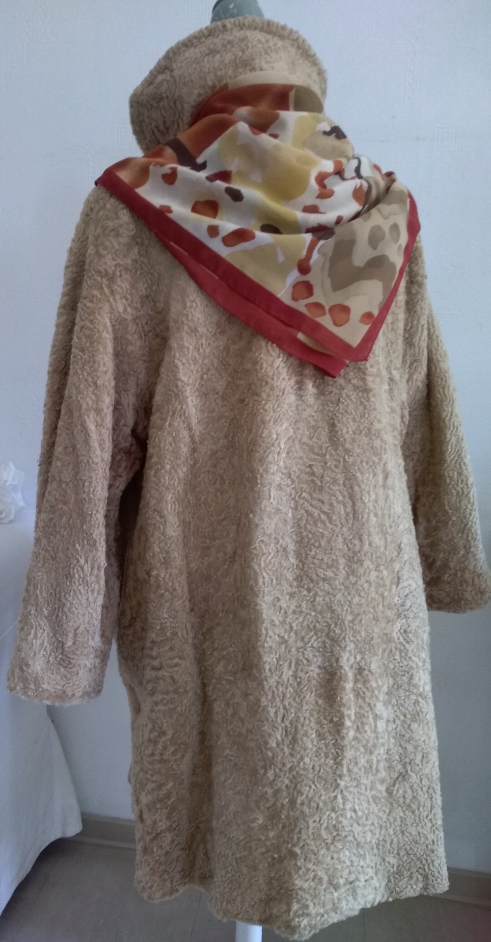 Persianer goldfarben Damenmantel vintage