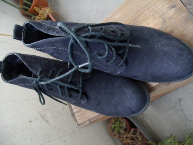 Schwarze Stiefeletten Gr. 40