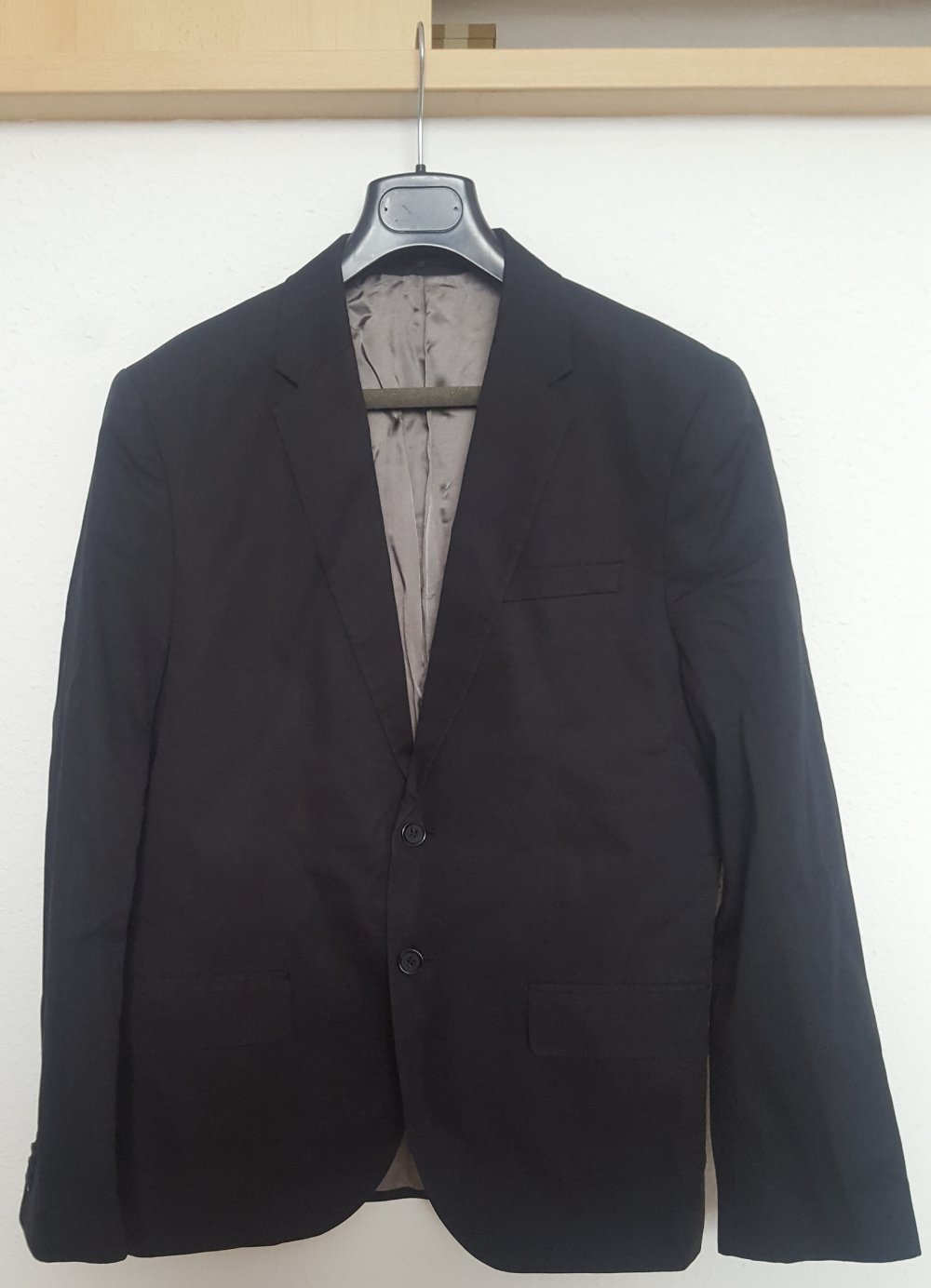 Schones Stylishes Sakko Jackett Blazer Anzugsakko Anzug H M Schwarz Herren 2 Innen 2 Aussentaschen Grosse 50 M Neu Kleiderkorb De