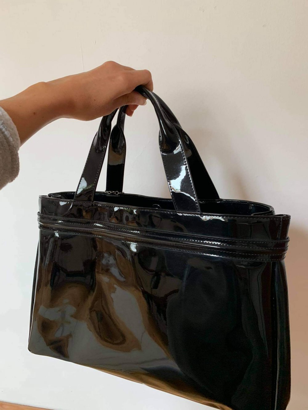 Armani Jeans Handtasche schwarz