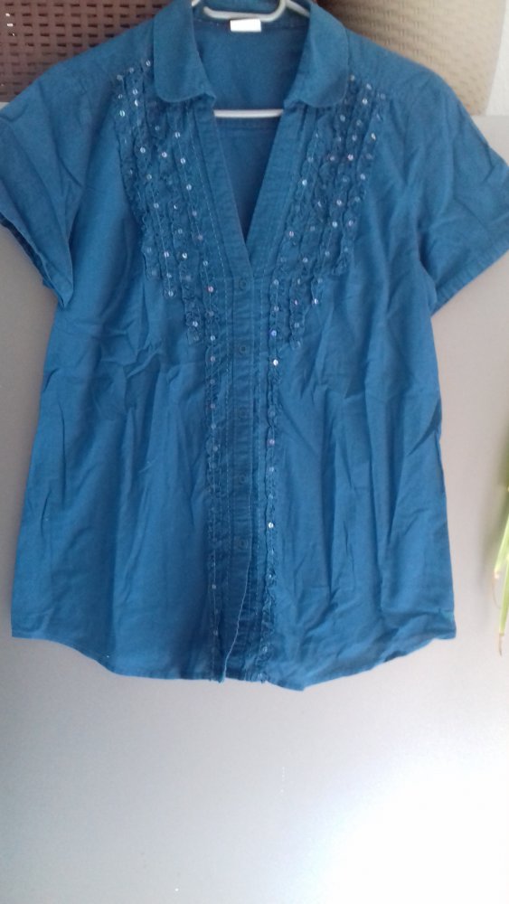tolle petrolfarbene Bluse von Esprit Gr.40 € 8,--