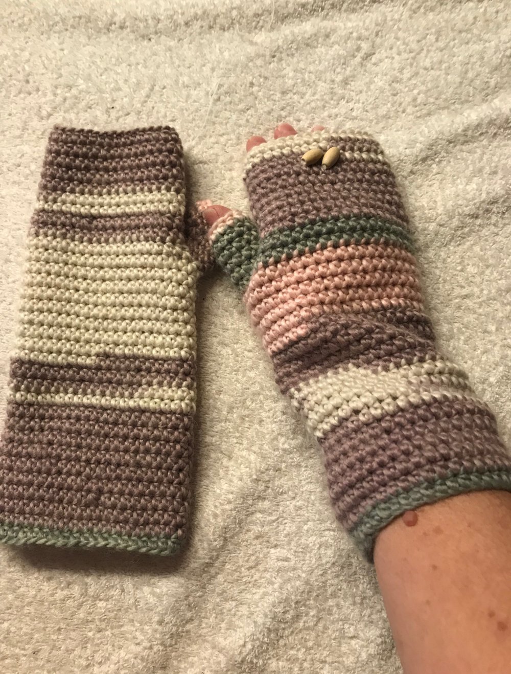 Handschuhe Stulpen neu