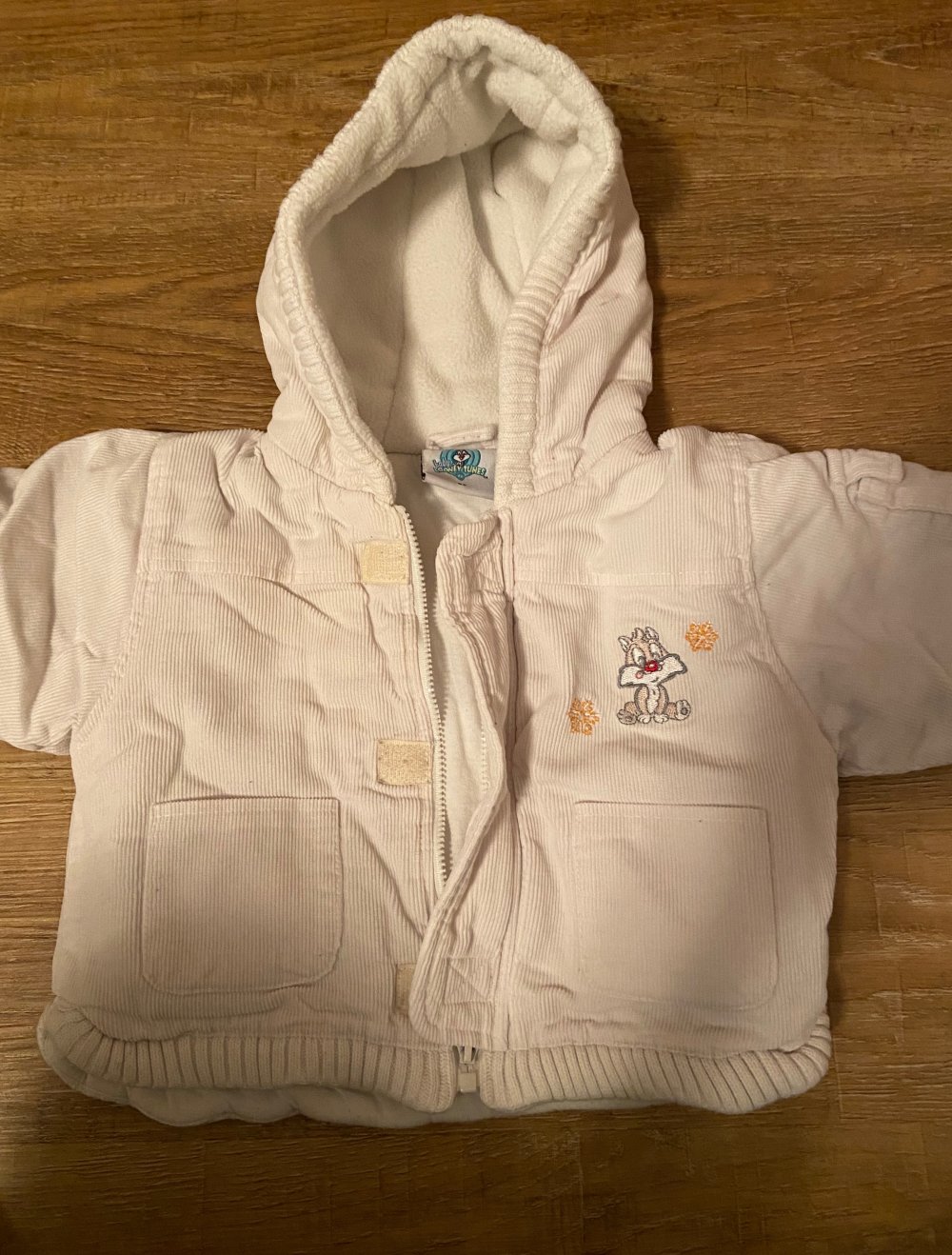 jacke weiß von looney tunes