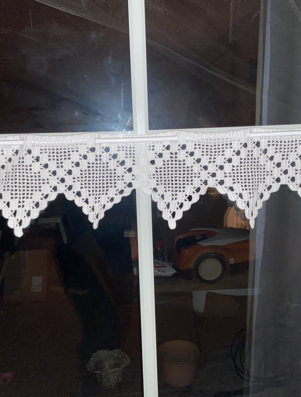 Gardine neu weiß 2 Stück