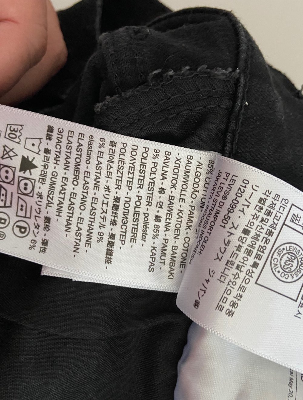 Jeans von Levi’s schwarz