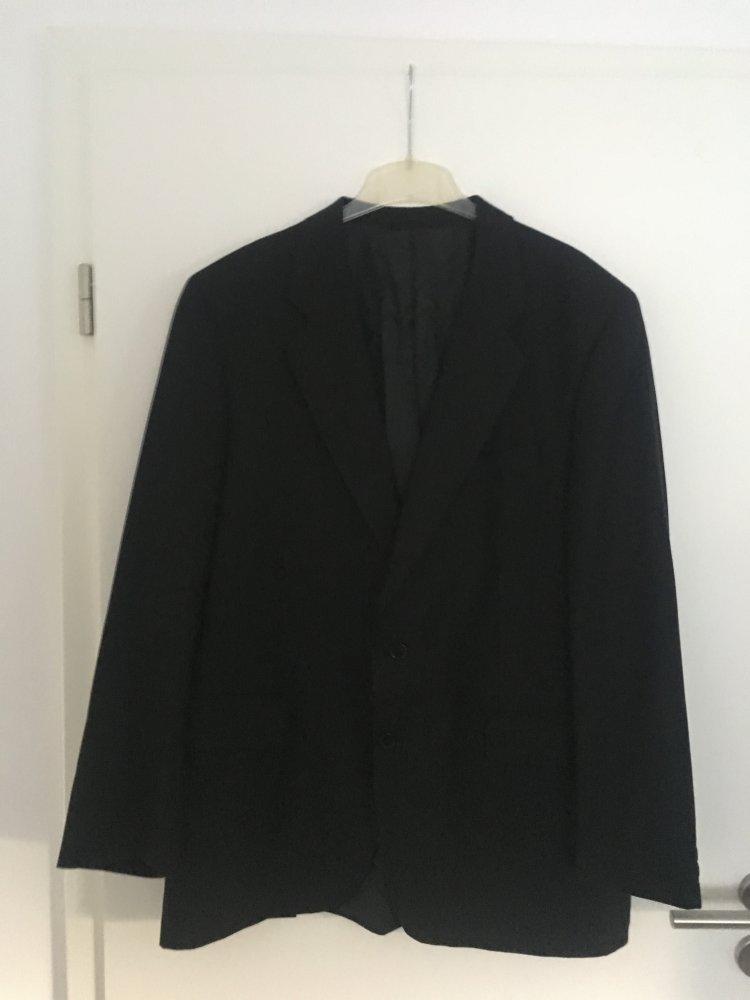 Herbert Stock Herren Sakko schwarz Gr. XL