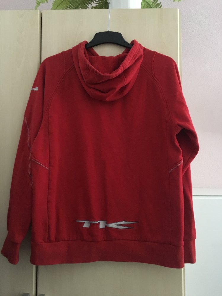 Herren Hoodie rot Gr. L