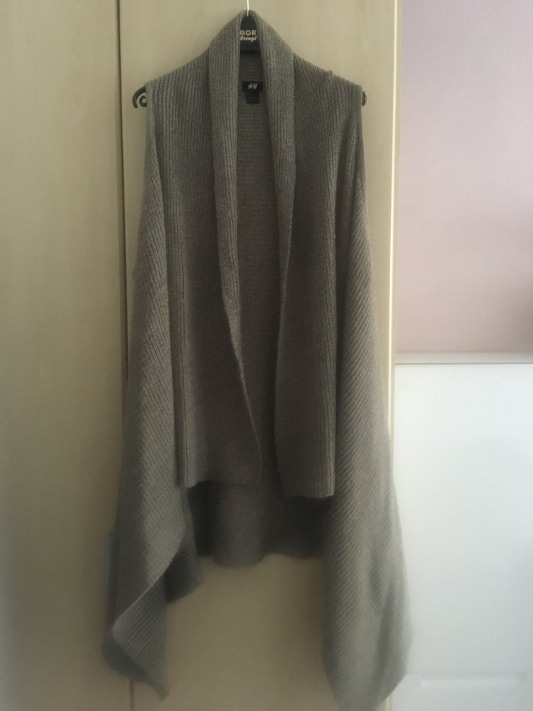 Damen Poncho beige Gr. M/L