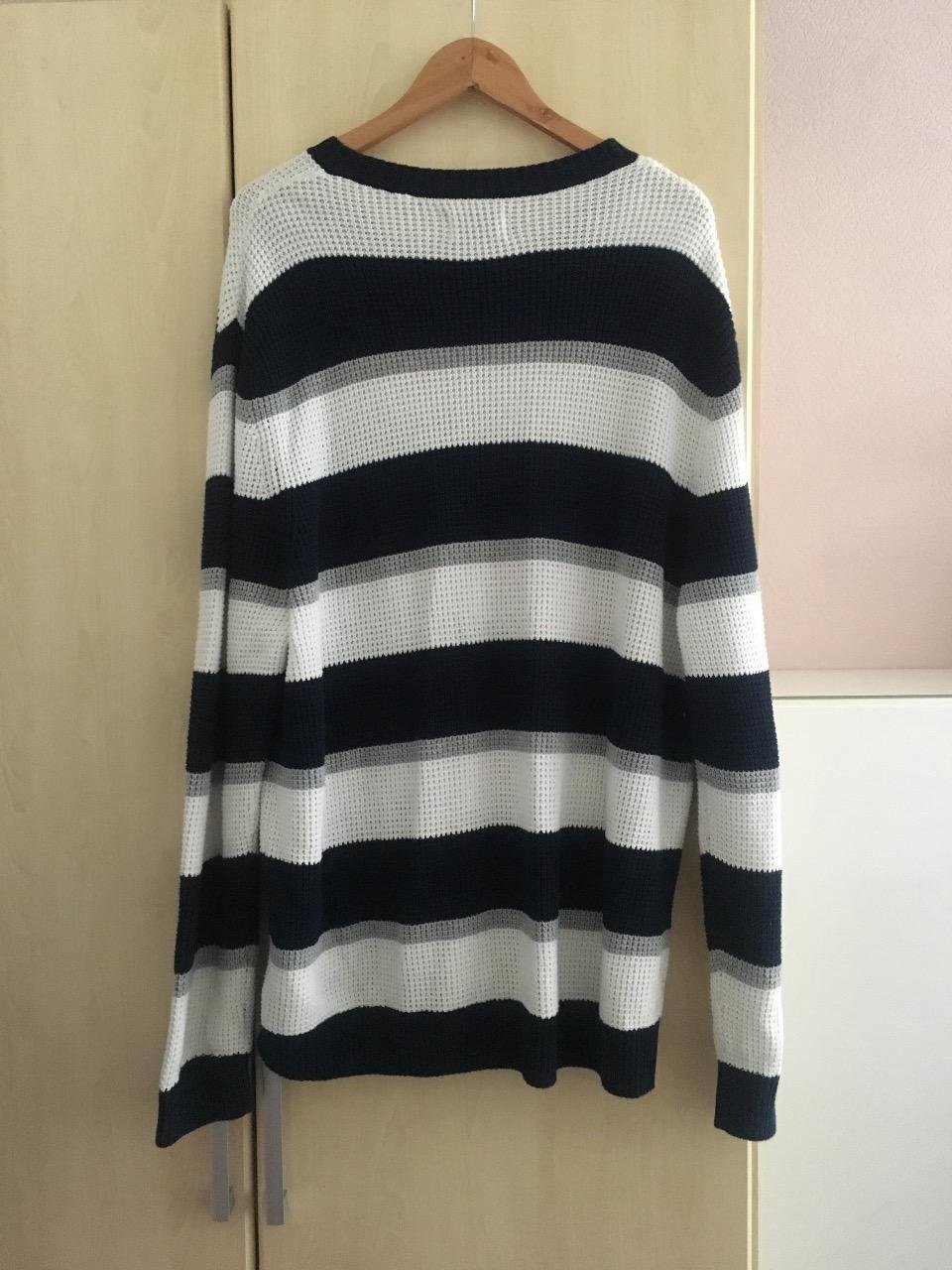 Damen Rundhalspullover gestreift Gr. XXL