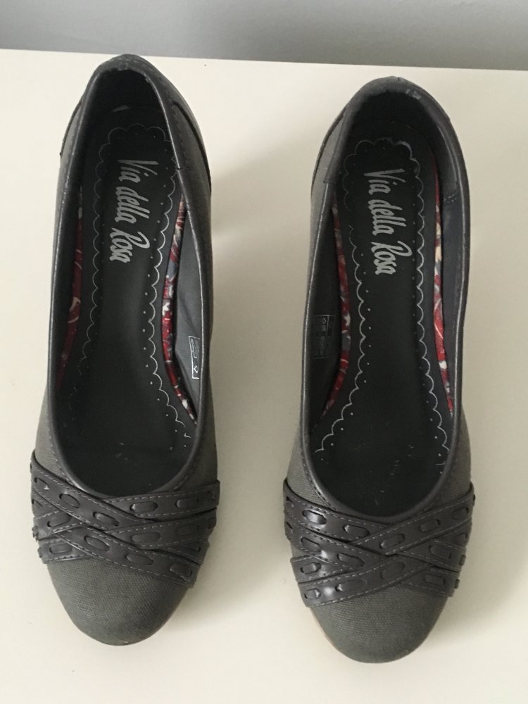 Damen Pumps Khaki Gr. 38