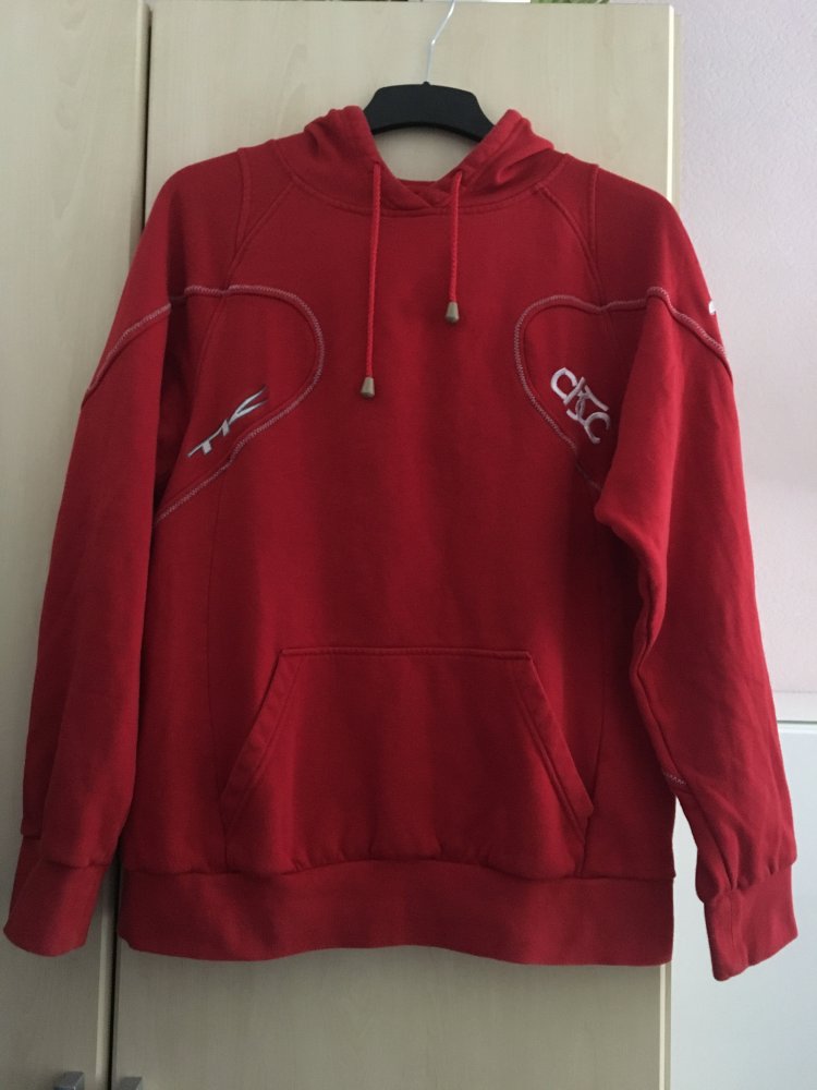 Herren Hoodie rot Gr. L