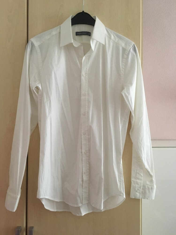 Herrenhemd weiß Gr. S