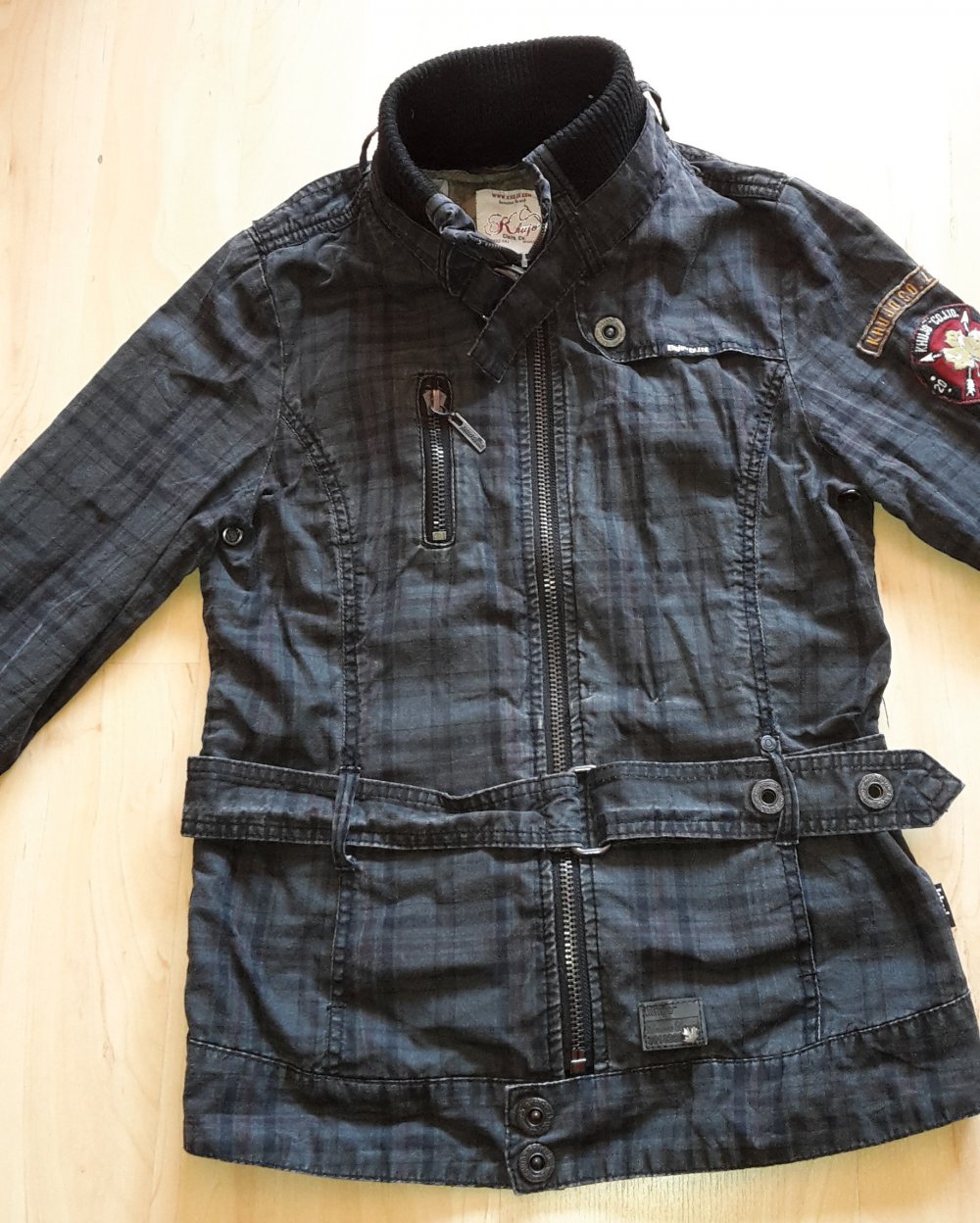 KHUJO Jacke LISSY III check Gr. L