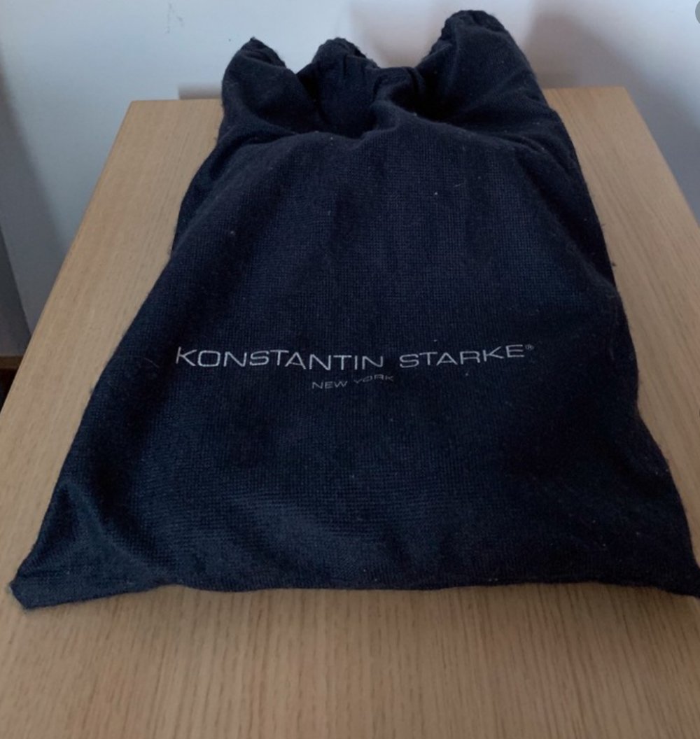 Business- Slipper Konstantin Starke Braun Rauleder Gr.43