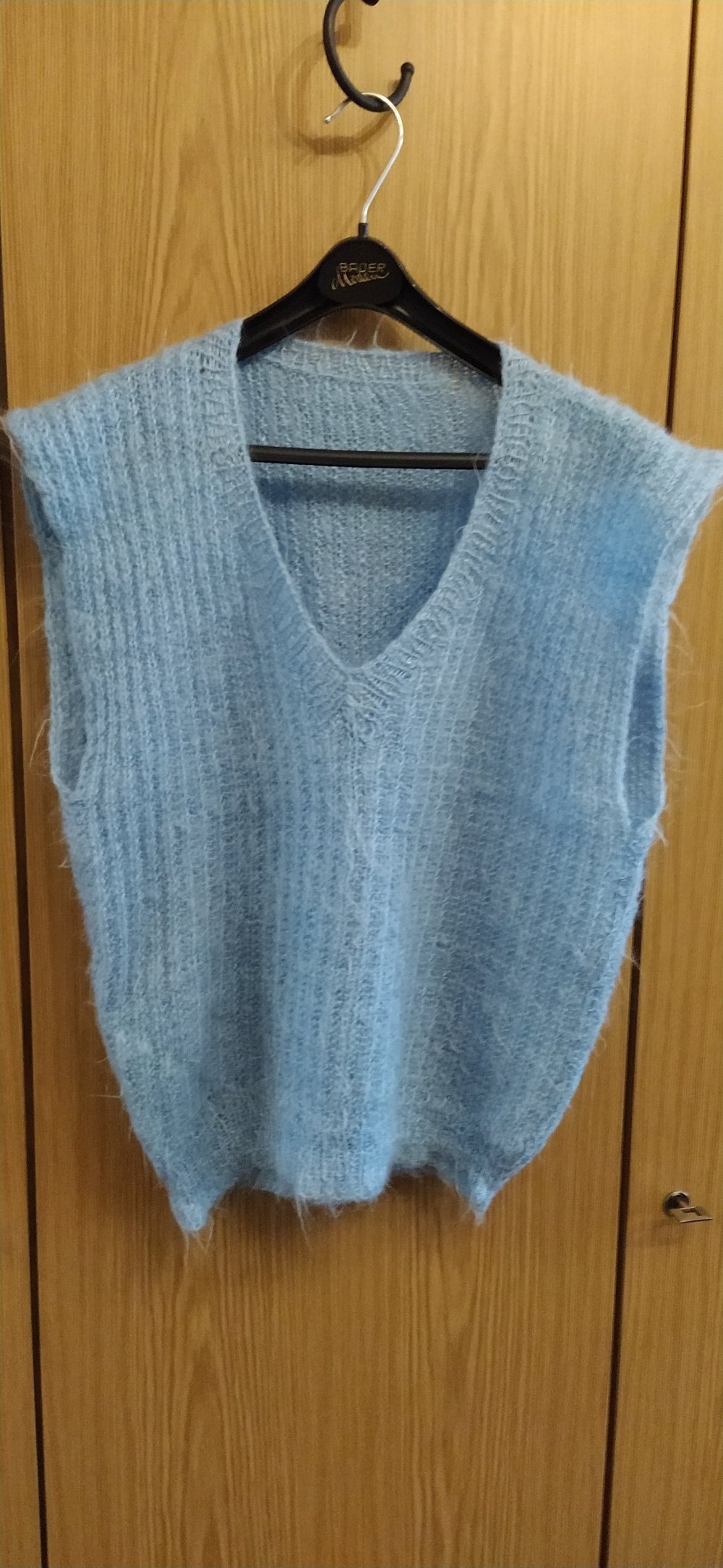 Flauschige Strickweste