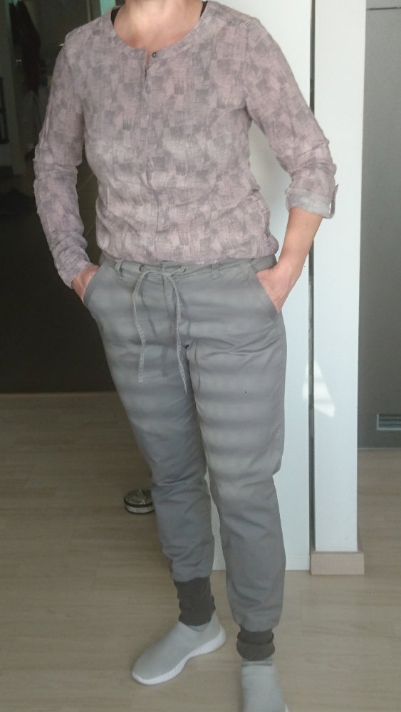 Esprit Hose mit Bündchen am Knöchel