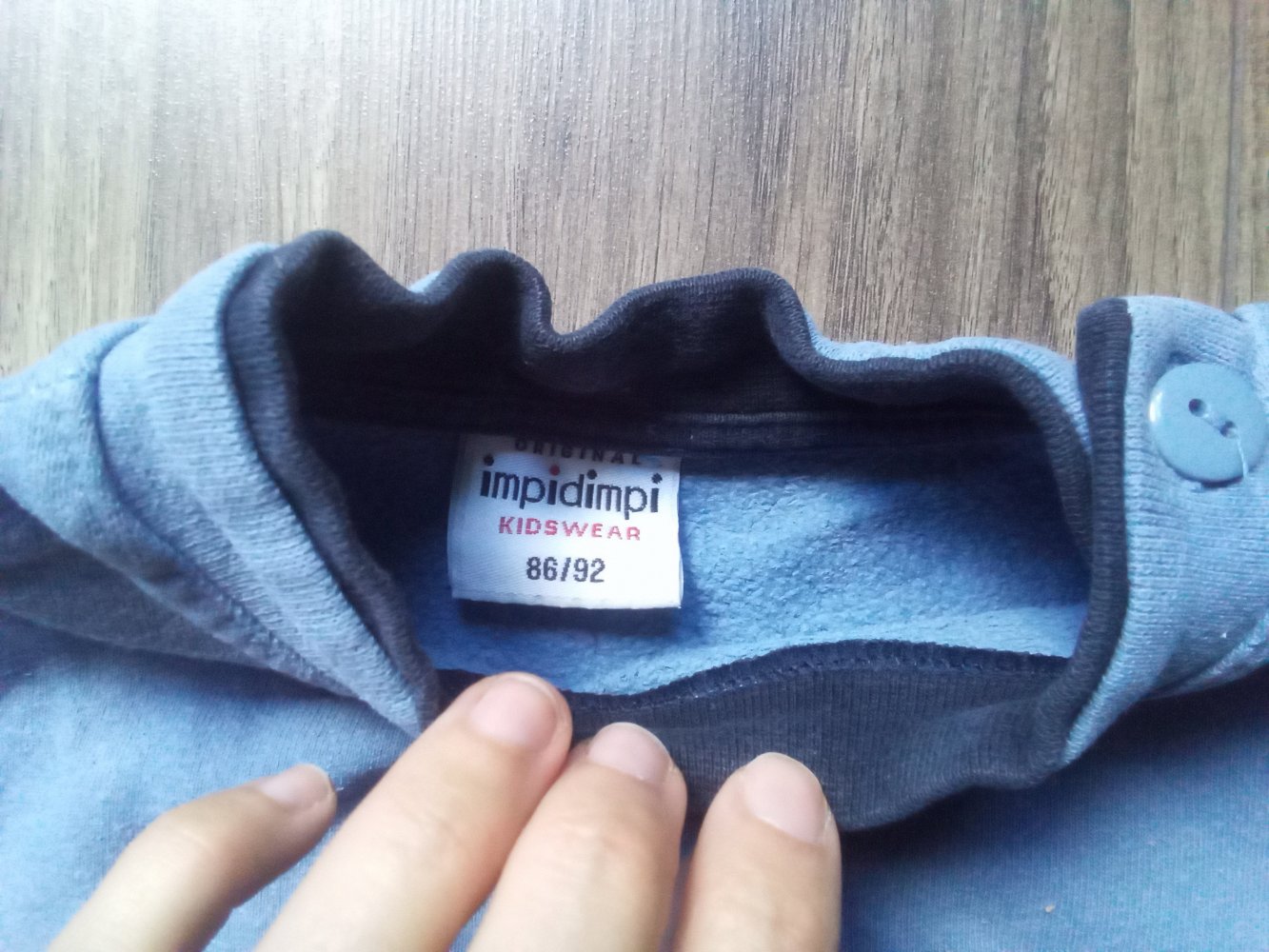 Pullover hellblau impidimpi 86/92 Hubschrauber