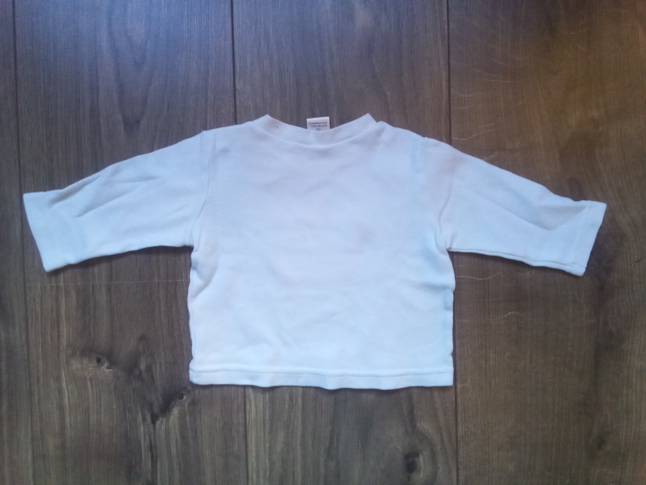 LA-Shirt weiß topomini Apfel 56 100% Baumwolle