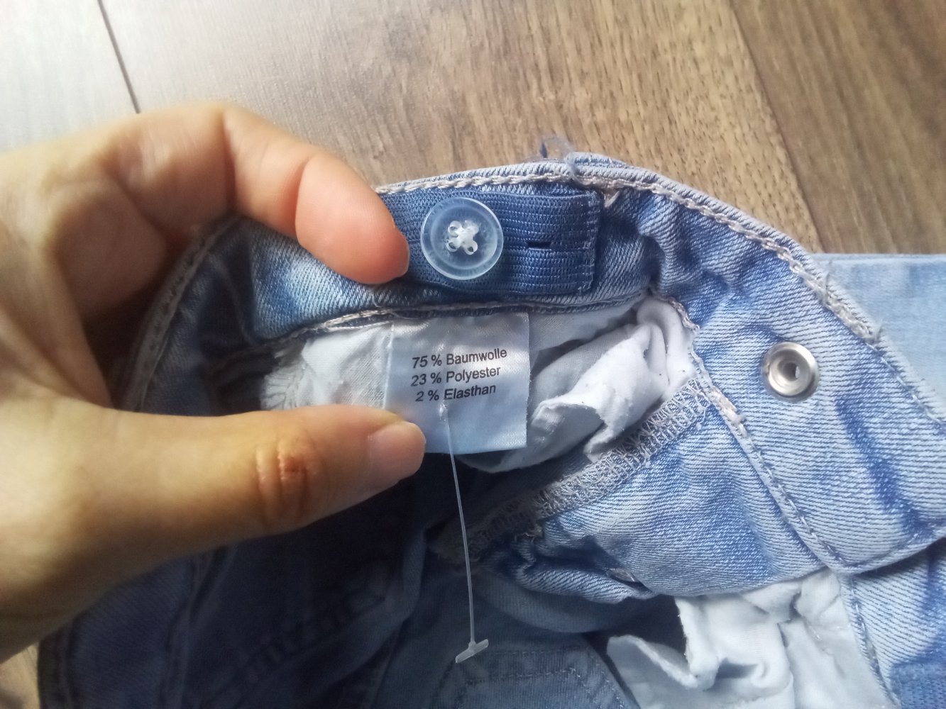 Jeans hellblau 74/80 impidimpi uni