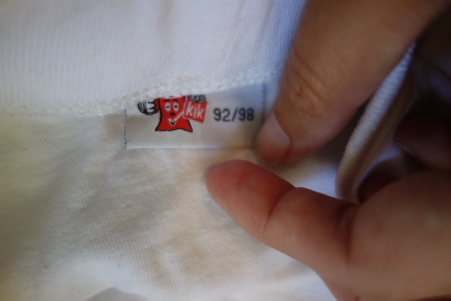 Rock weiß kik 92/98 uni 100% Baumwolle