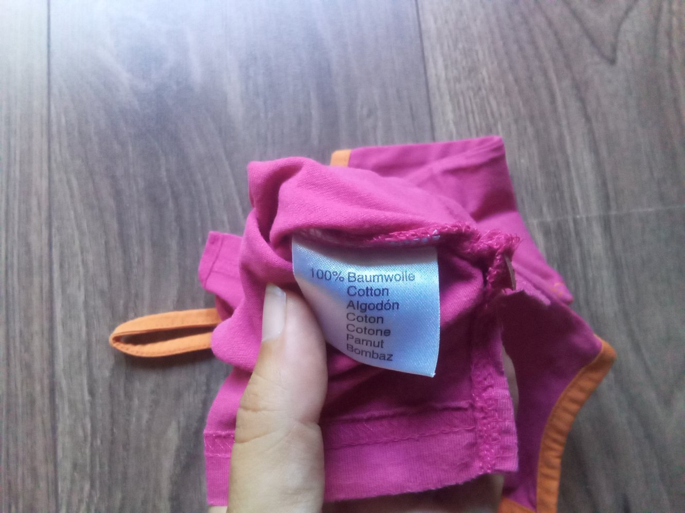 Trägertop Tom Tailor pink 104/110 100% Baumwolle