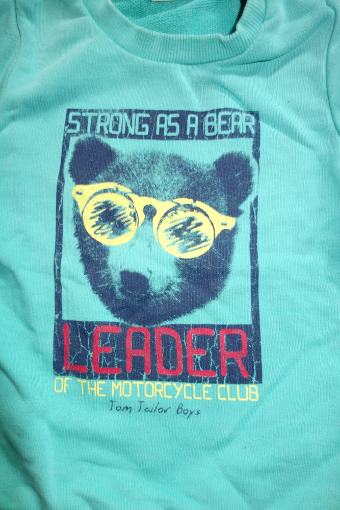 Pullover grün tom tailor 92 bear Bär leader