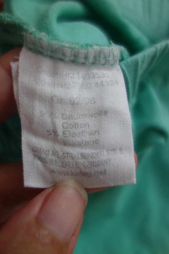 Radlerhose staccato türkis 92/98 uni unisex