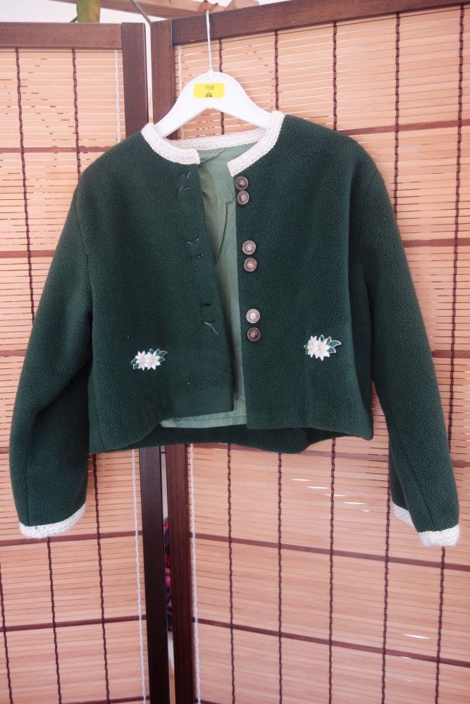 Trachtenjacke dunkelgrün unisex