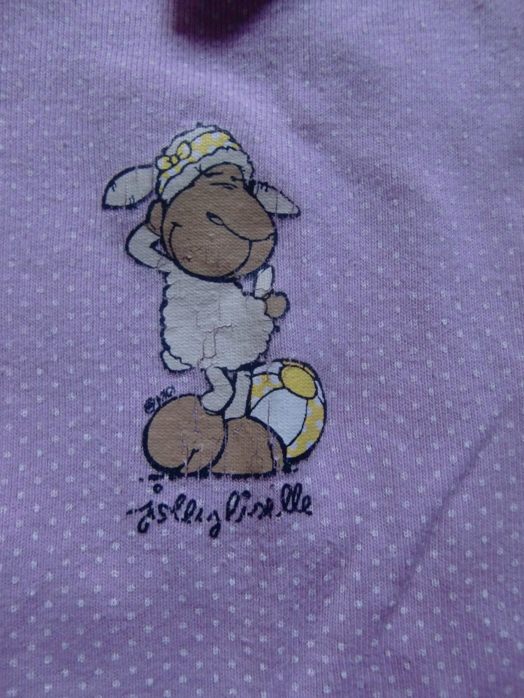 Set 2 Unterhemden Kanz schiesser 92 rosa 100% Baumwolle nici gepunktet schaf