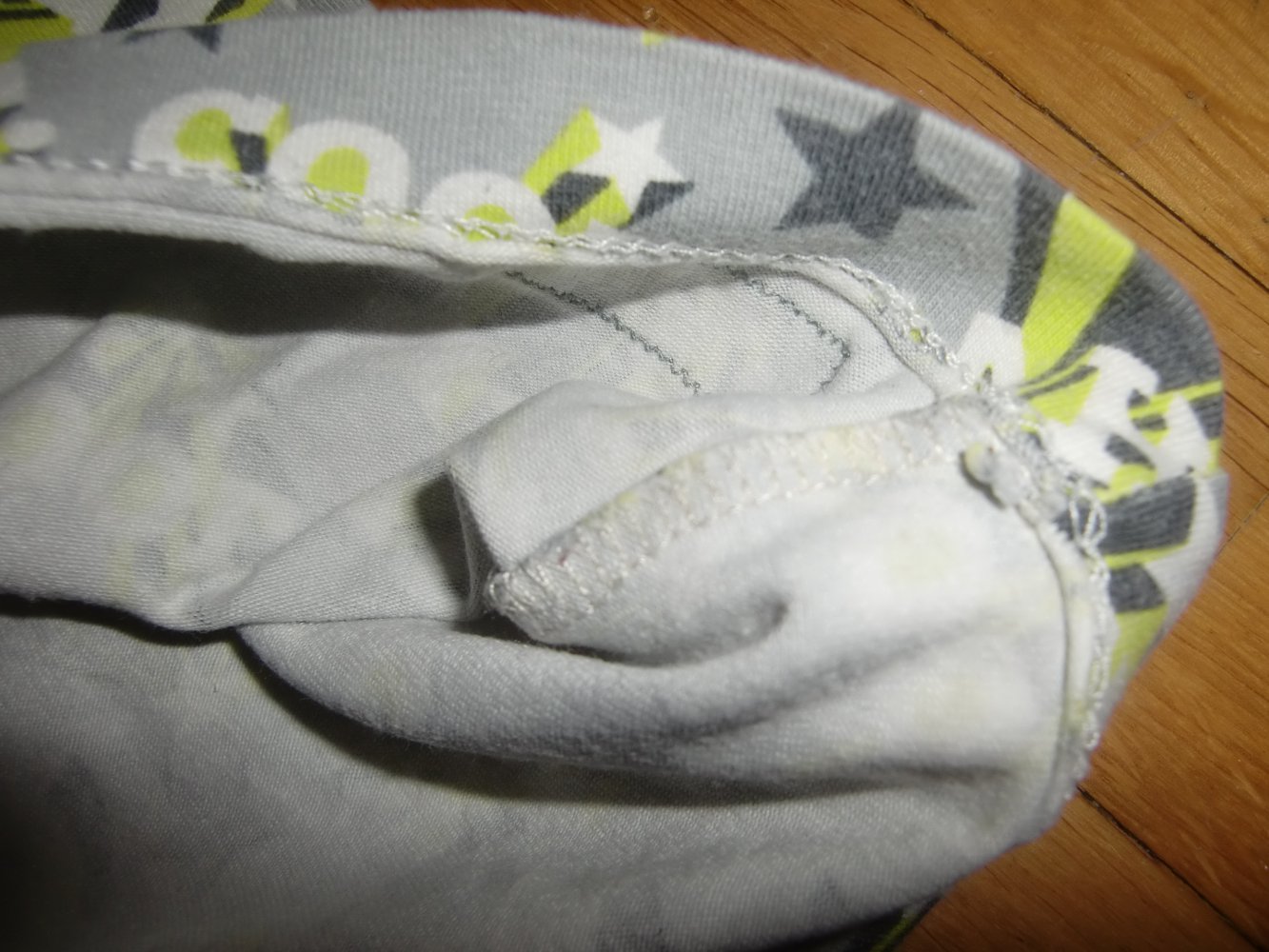 LA-shirt handmade 92 grau cool Sterne yeah