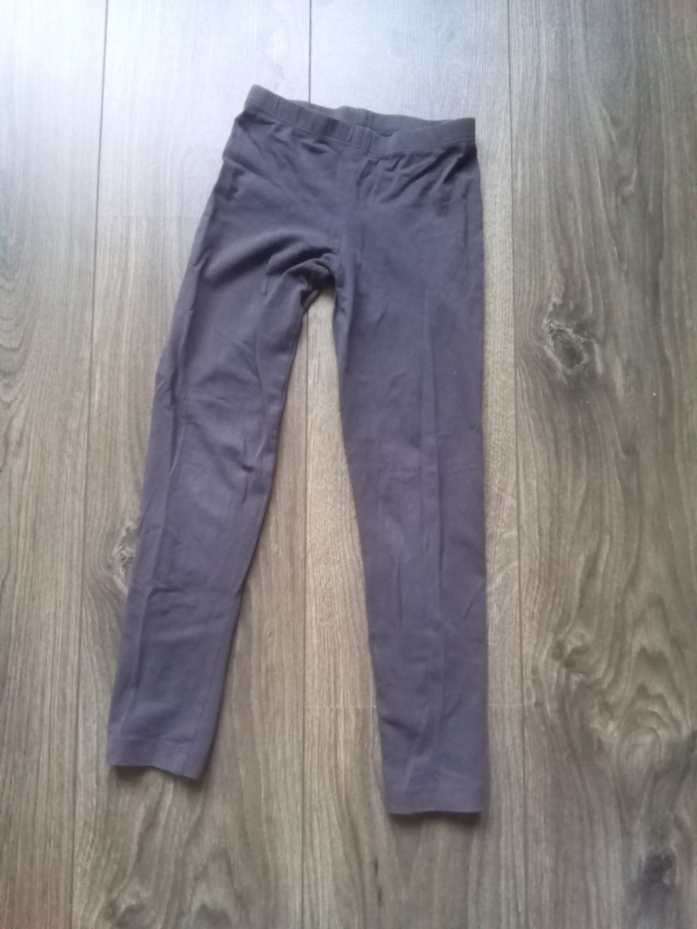 Leggings grau 110/116 uni basic
