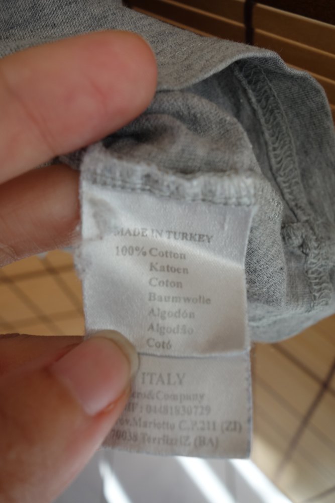 T-shirt grau cks 6 Jahre 100% Baumwolle