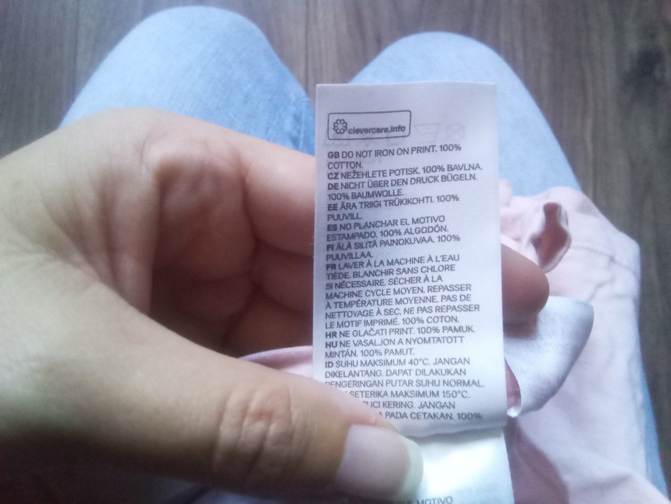 Nachthemd H&M 98/104 rosa 100% Baumwolle Fee