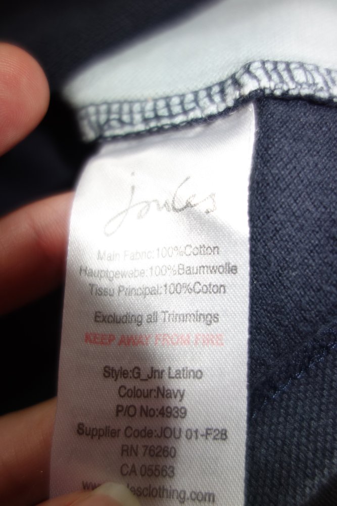 Poloshirt dunkelblau little joule 5 Jahre 100% Baumwolle