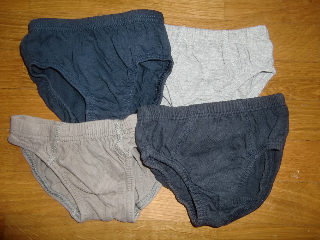 Set 4 Unterhosen lupilu Palomino blau grau