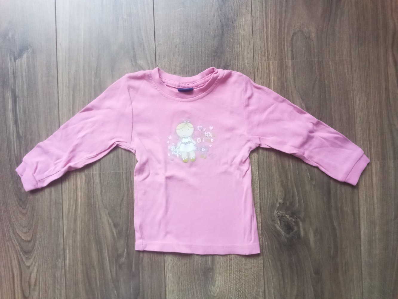 LA-Shirt rosa 86/92 lupilu 100% Baumwolle little friend