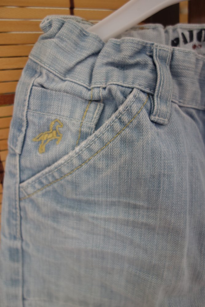 Jeansshorts Palomino hellblau uni 110 100% Baumwolle