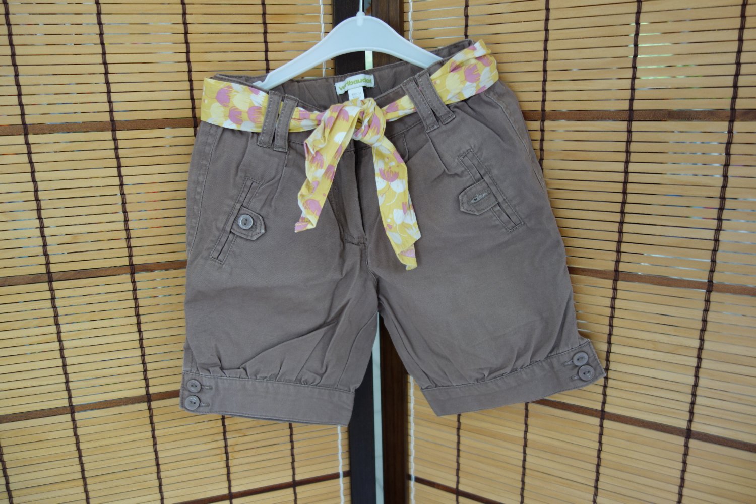 Shorts braun vertbaudet Sommer 102cm cargo uni