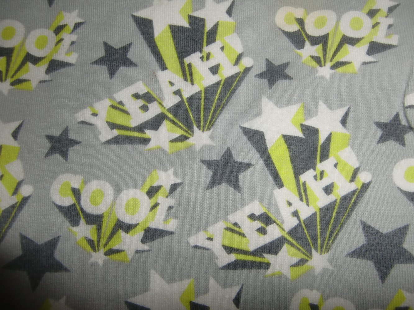 LA-shirt handmade 92 grau cool Sterne yeah