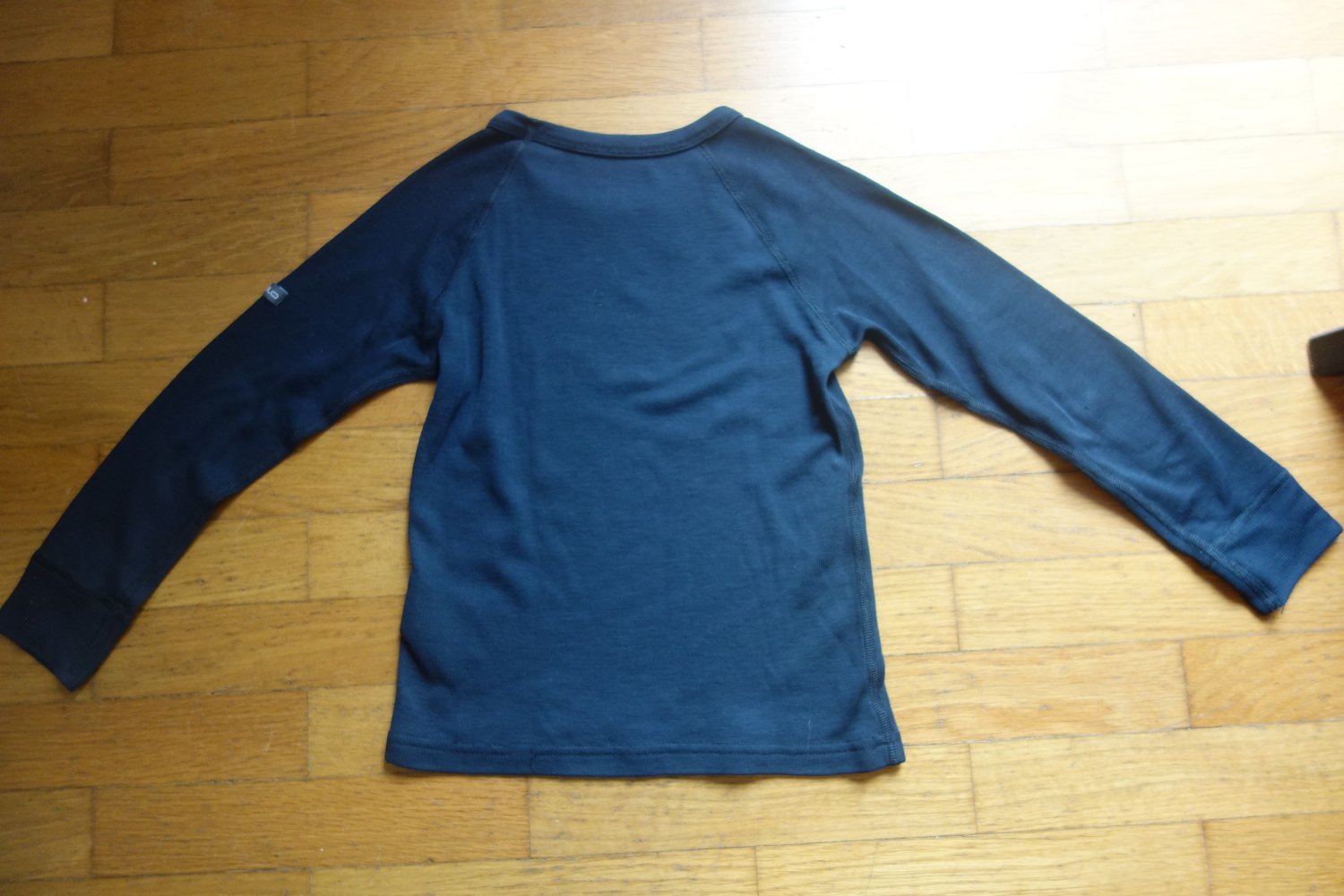 Langes Unterhemd odlo dunkelblau uni unisex 