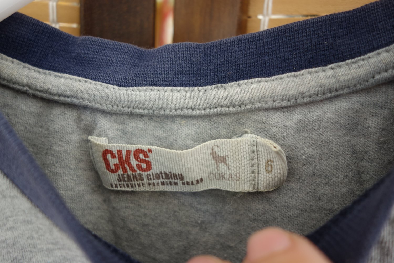 T-shirt grau cks 6 Jahre 100% Baumwolle