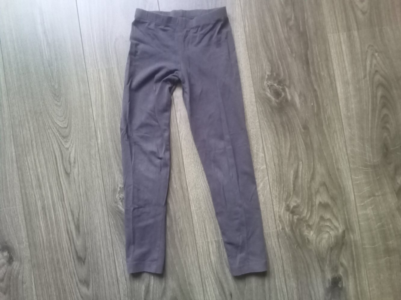 Leggings grau 110/116 uni basic